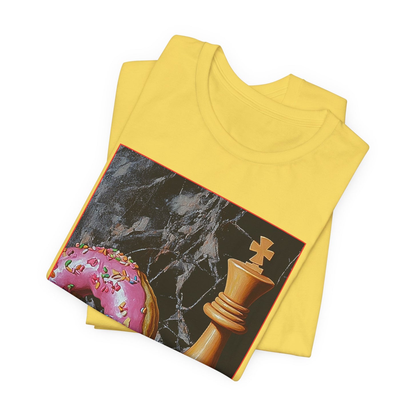 Donuts & Chess - Yellow Chess T Shirt