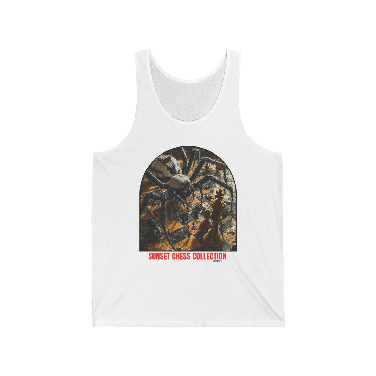 Spider Attack - White Tank Top