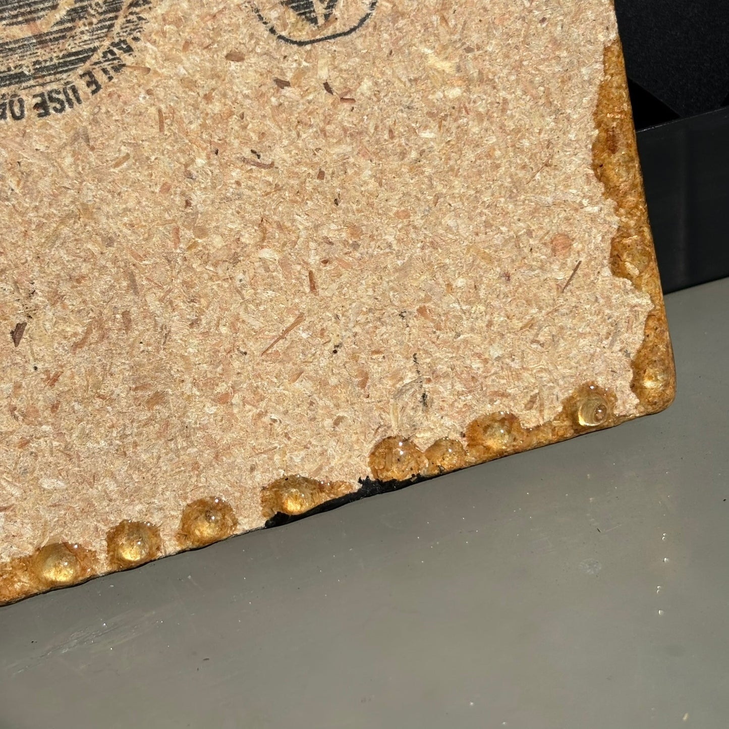 Green Flowers - Resin Coated Chess Board