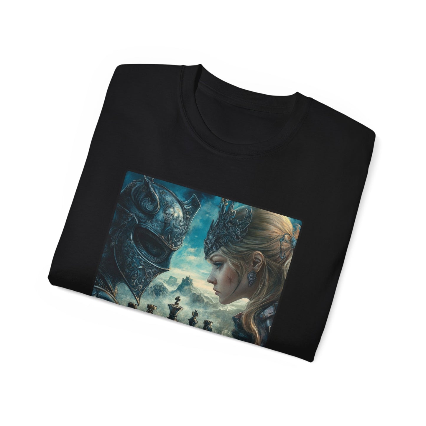 The Iceland Queen - Black Chess T Shirt
