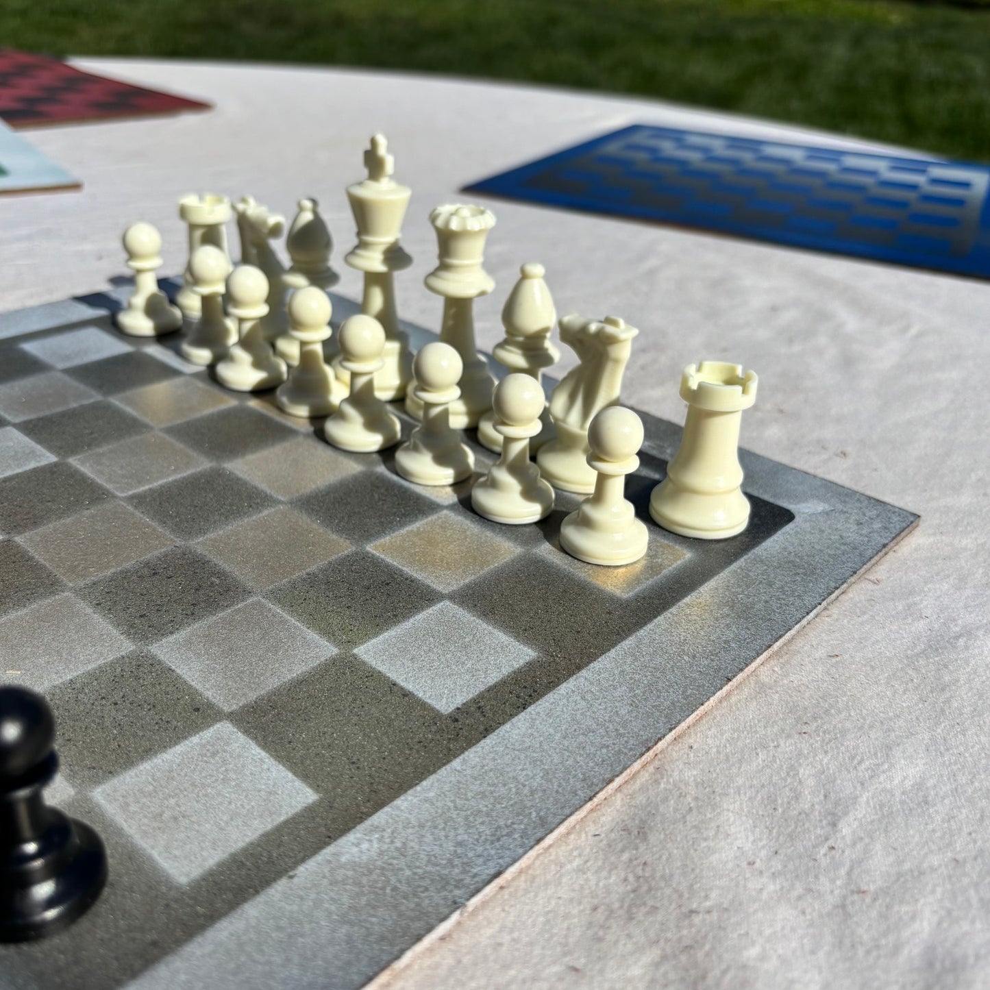 Sunny Gold - Painted Chess Set