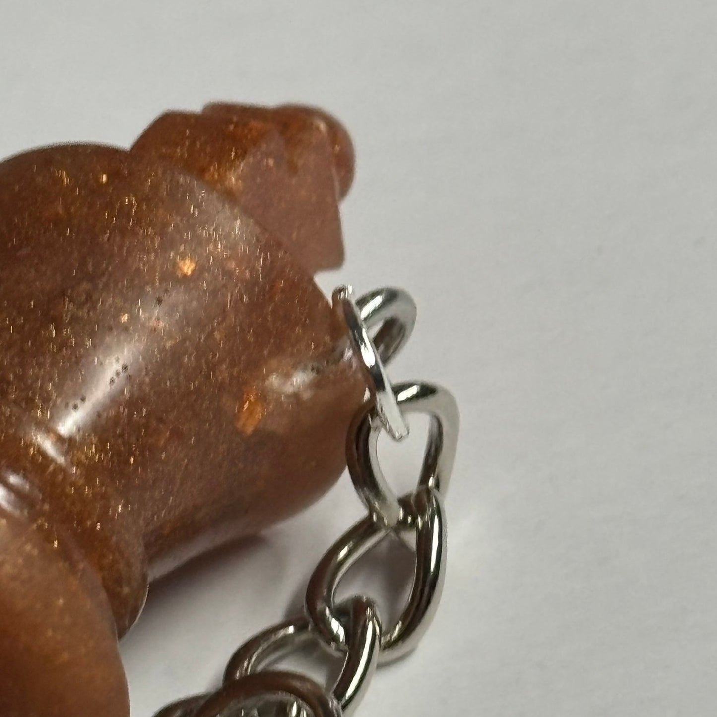 Brown Royal King - Handmade Resin Keychain