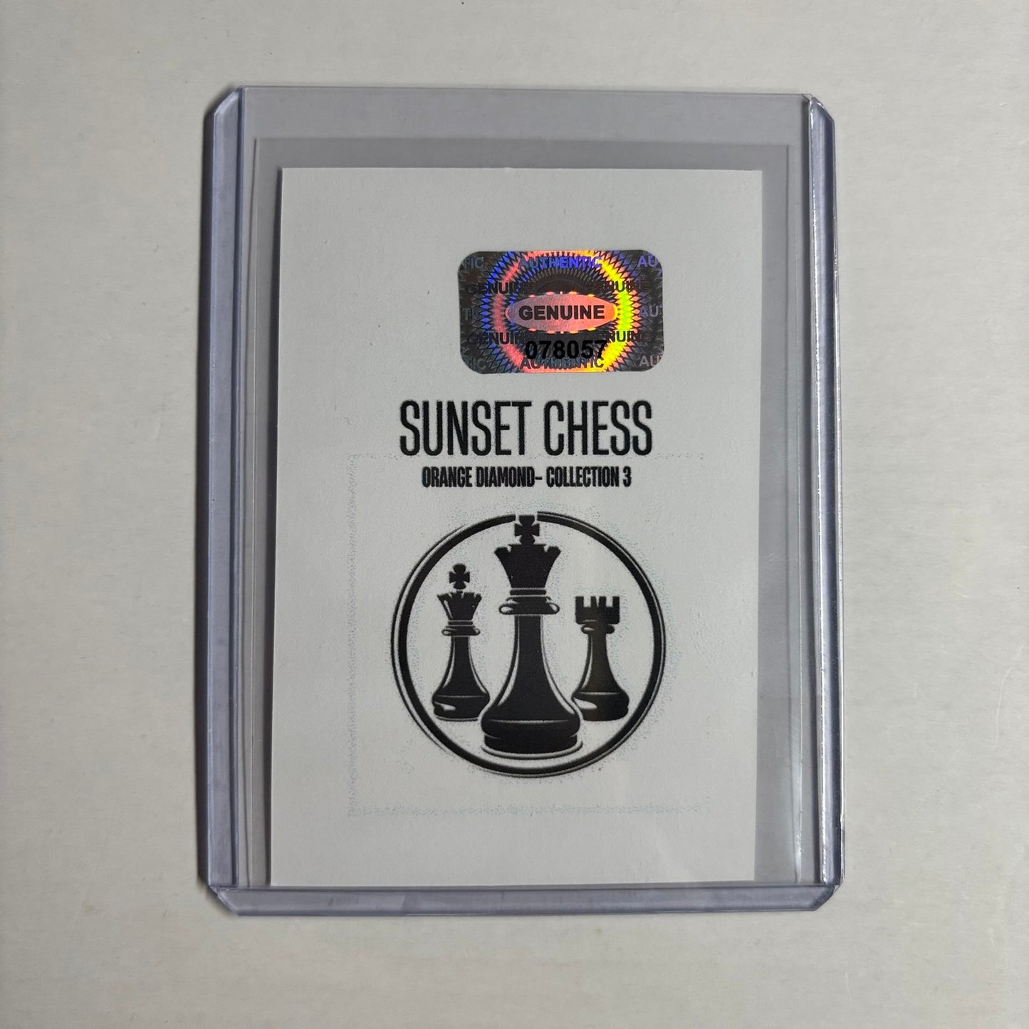 Orange Diamond Collection 3 - Trading Card