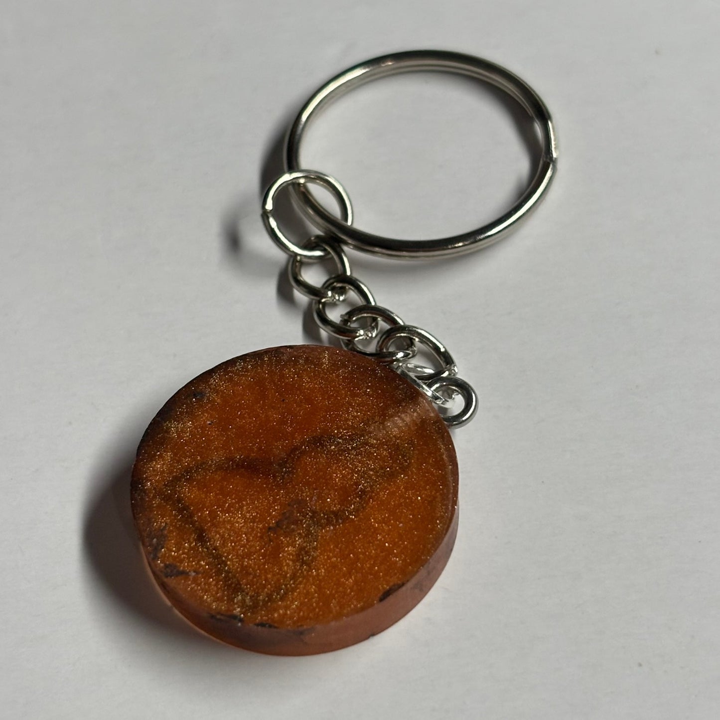 Amber Pawn - Handmade Resin Keychain