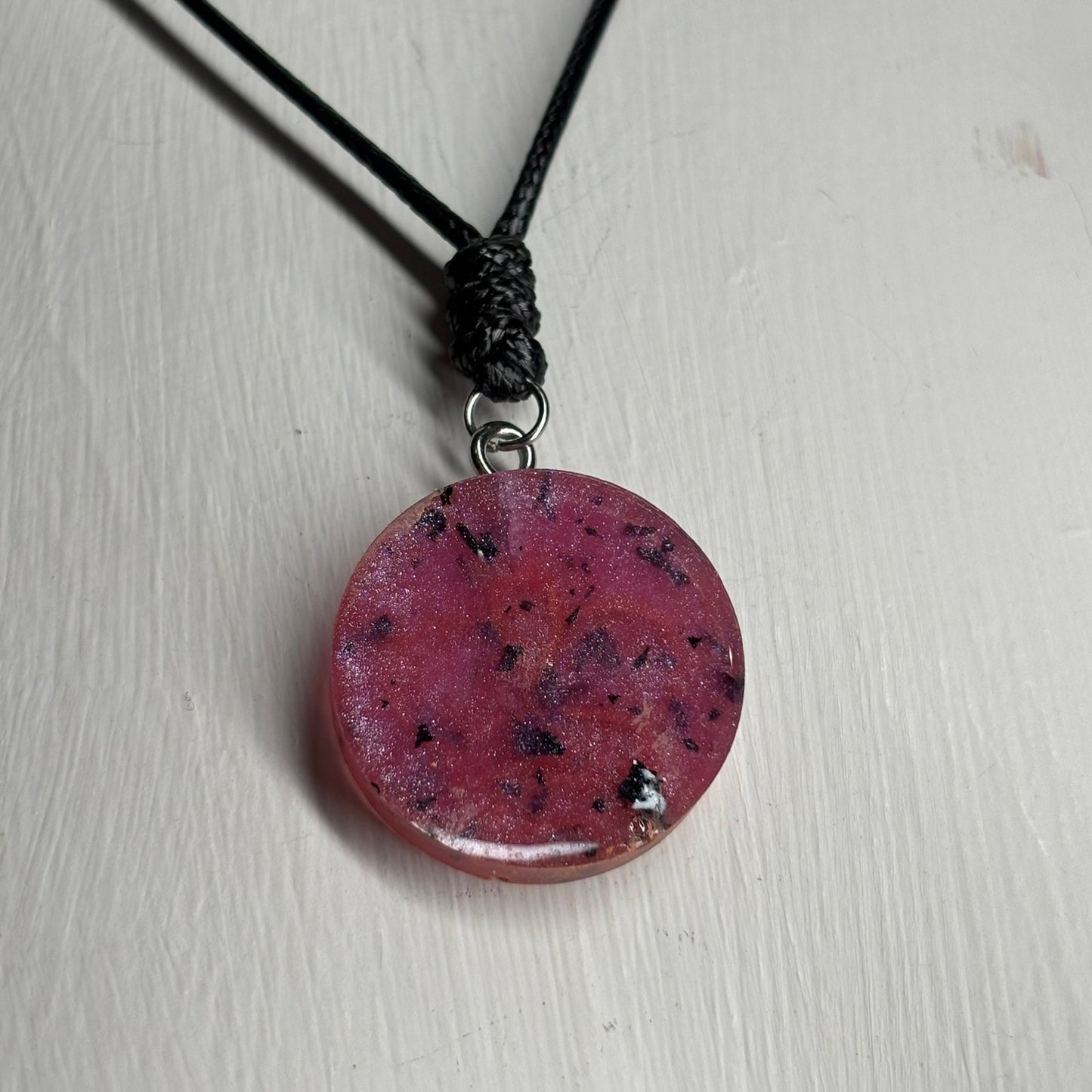 Fancy Colored King - Handmade Resin Chess Necklace