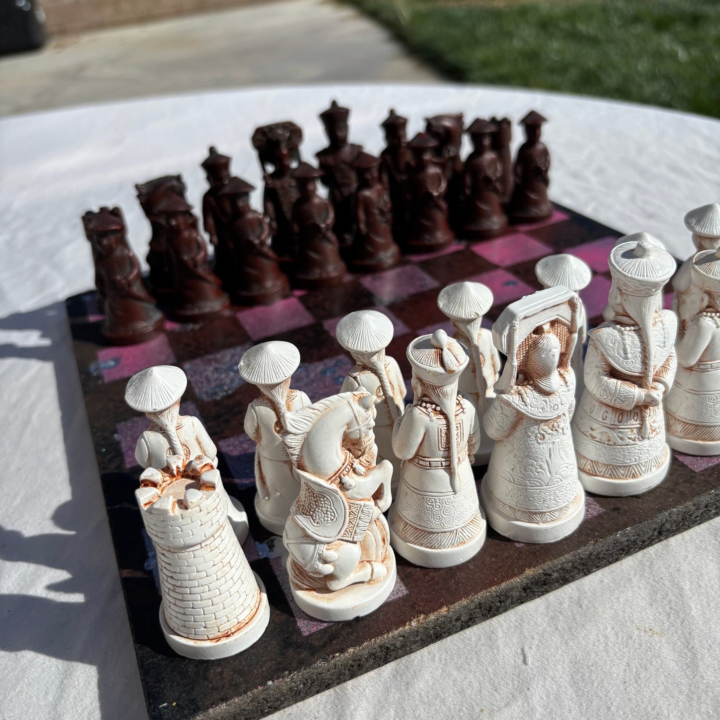 Pink Space Void - Chinese Edition Chess Set