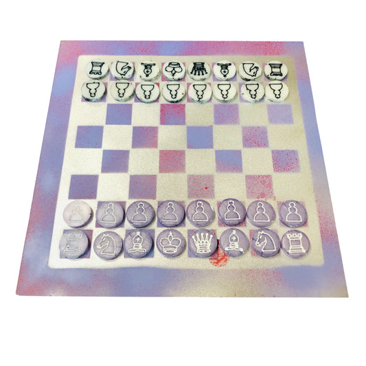 Slush Purple - Painted Chess Set