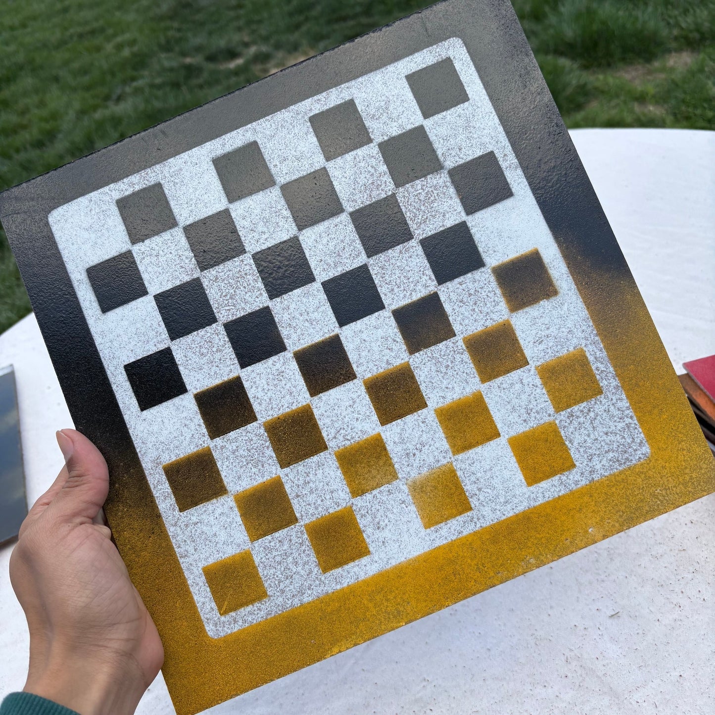 Steelers Yellow/Gold/Black - Painted Chess Set
