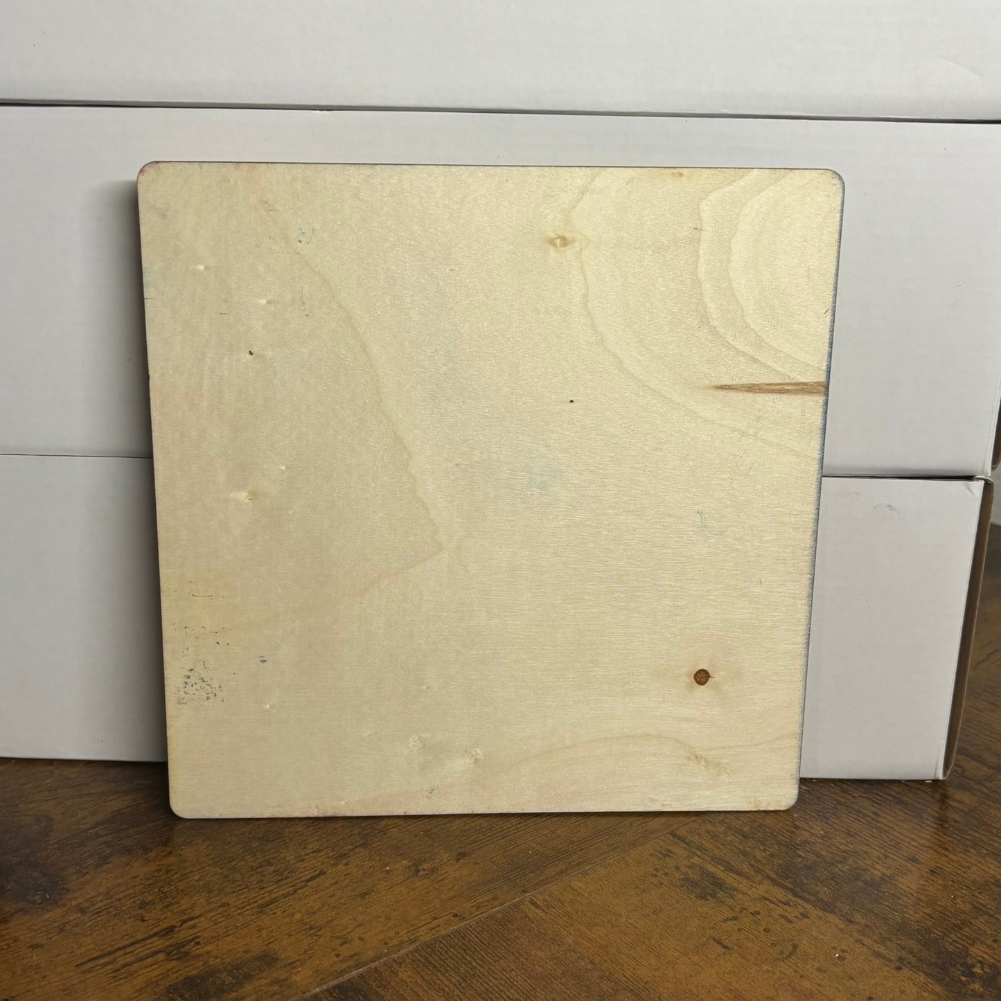 Yellow & Blue - Painted Thin Wooden Chess Board