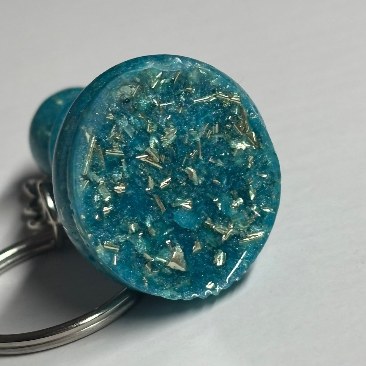 Royal Blue Bishop - Handmade Resin Keychain