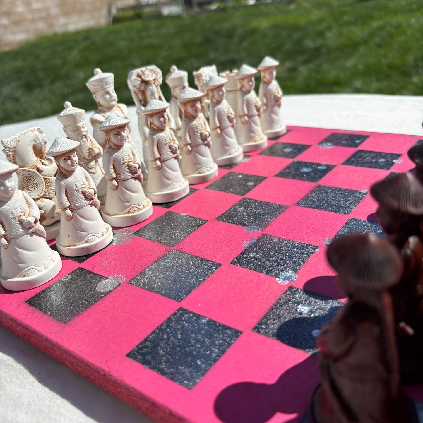 Pink Haze - Chinese Edition Chess Set