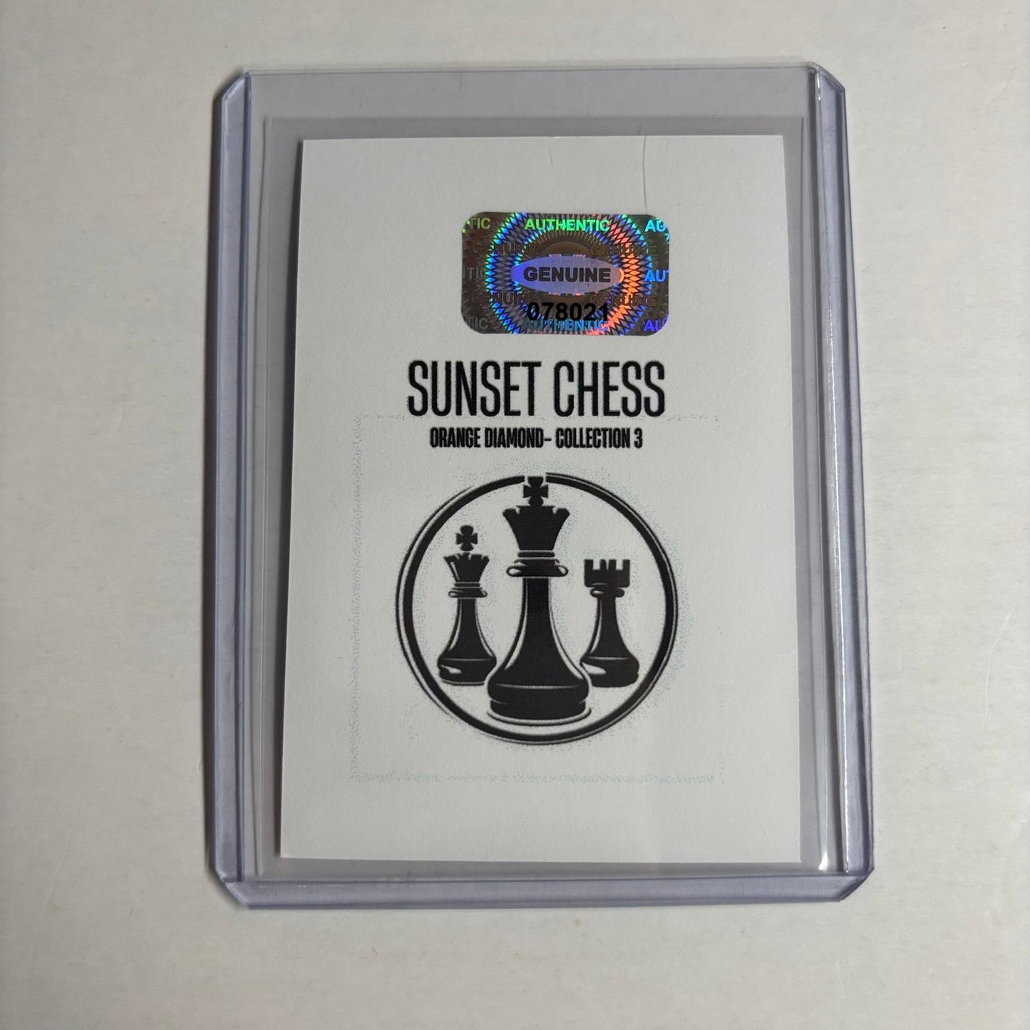 Orange Diamond Collection 3 - Trading Card