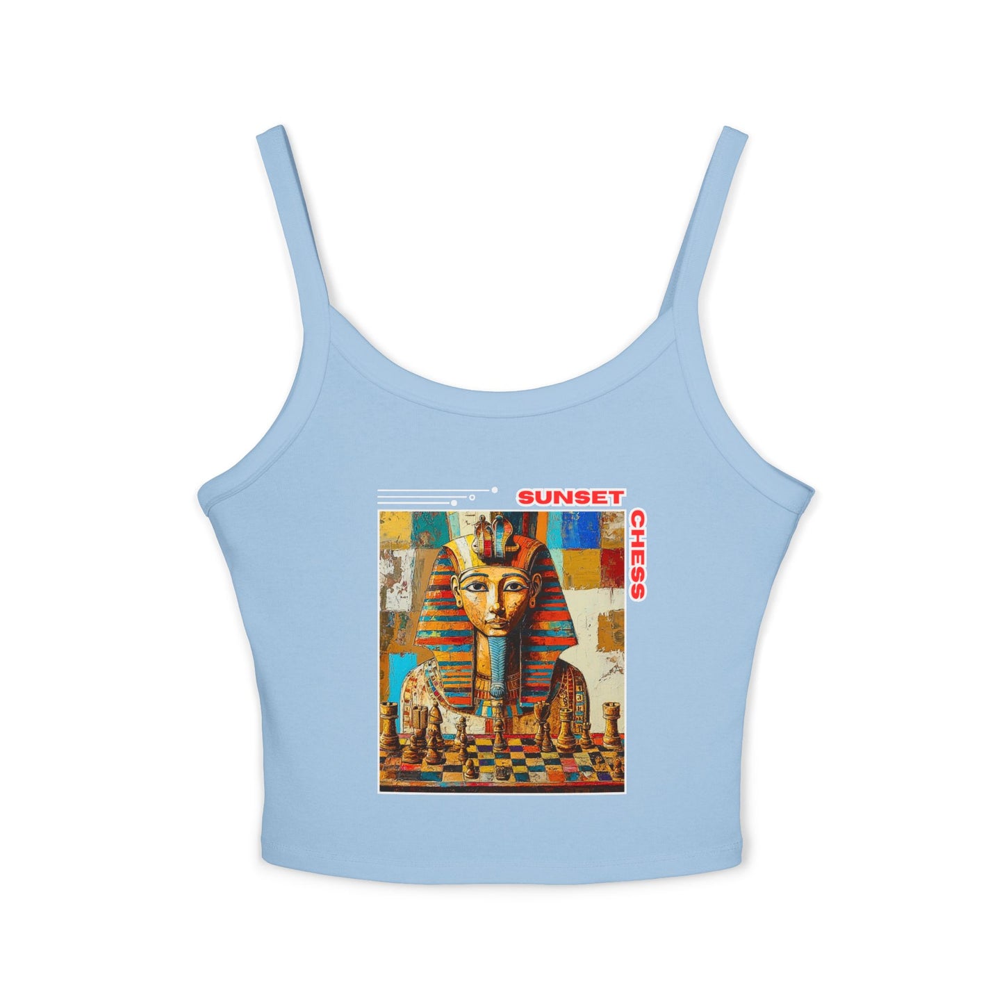 Egyptian Play - Blue Tank Top