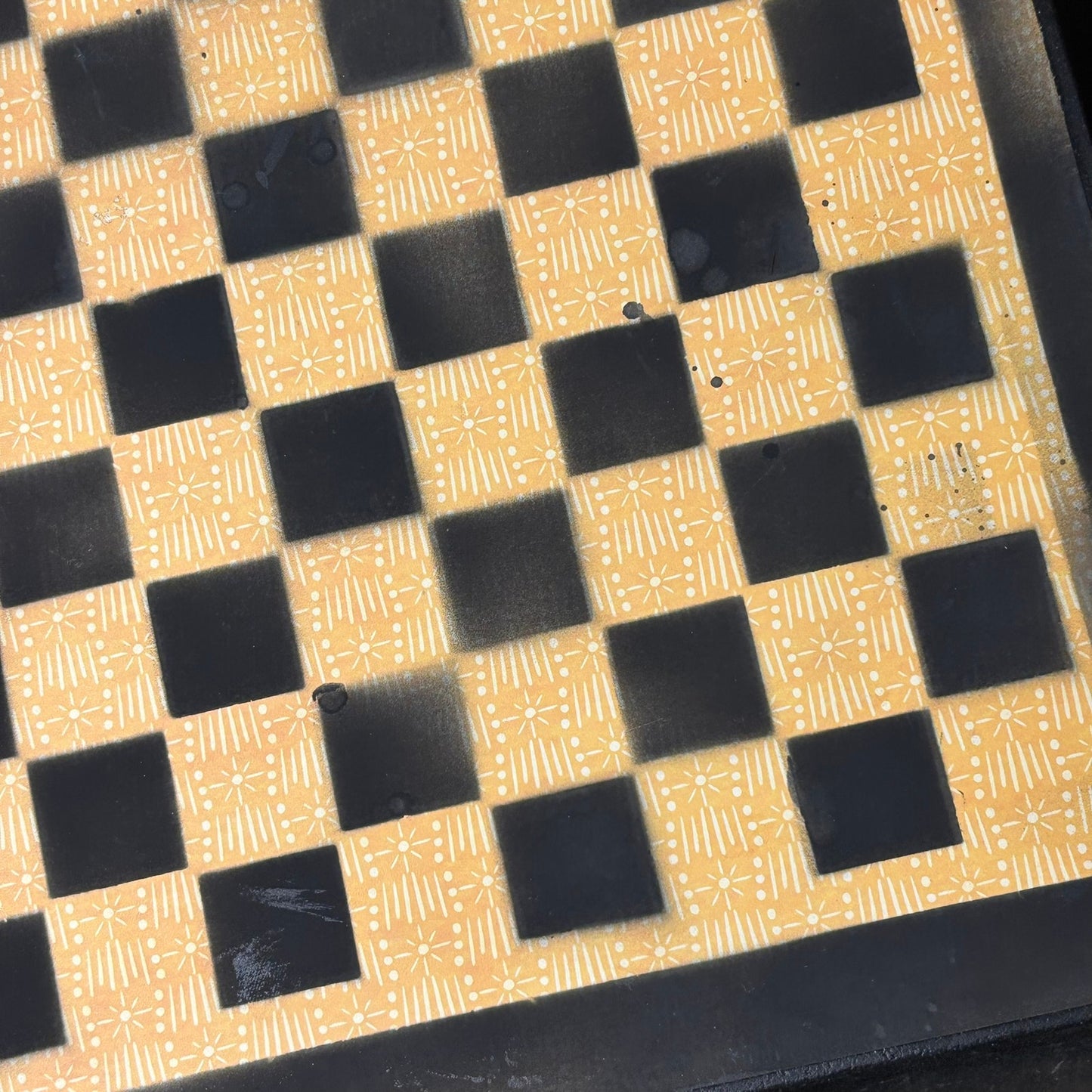 Splendid Yellow - Scrapbook Chess Board