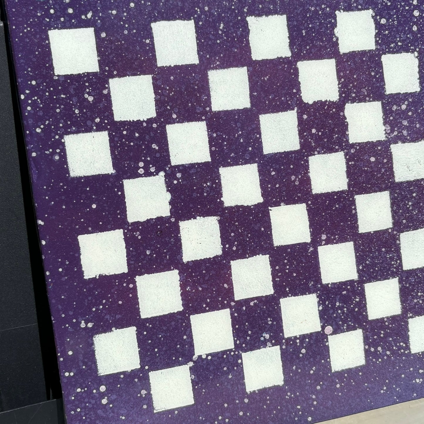 Speckled Purple - Resin Coated Chess Board