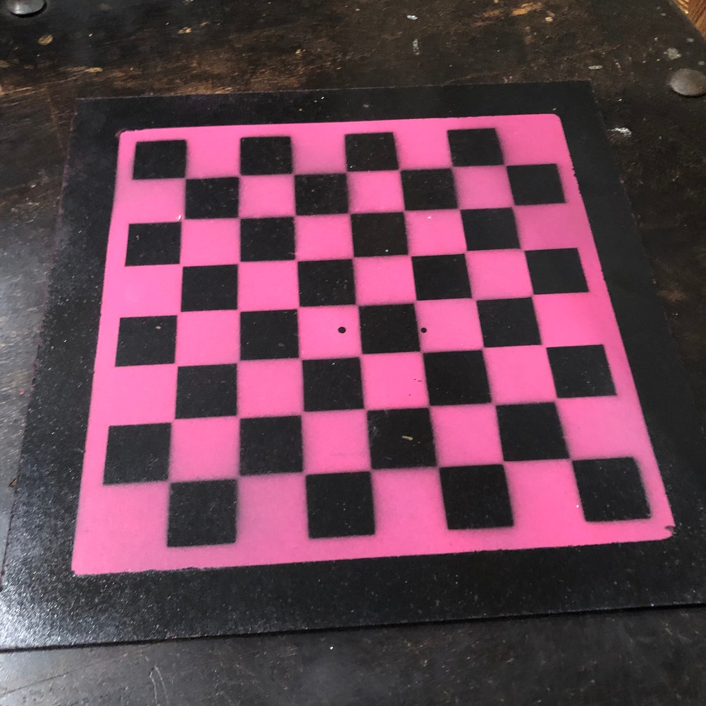 Hot Pink - Painted Chess Set