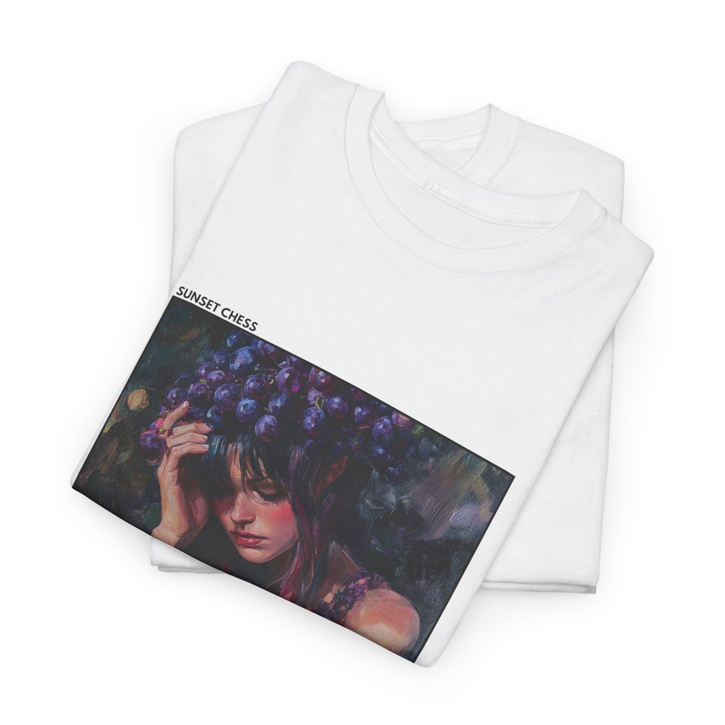 Copy Purple Woman - White Chess T Shirt