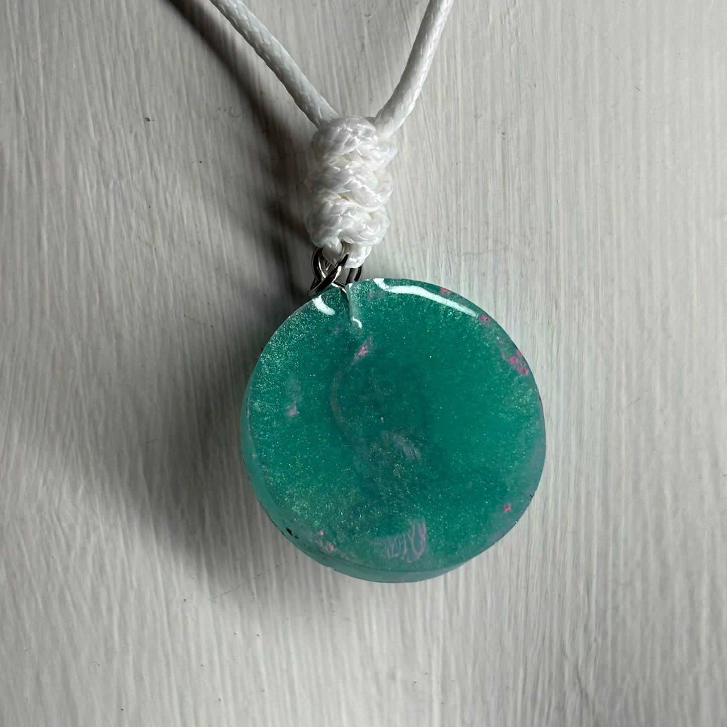 Miami Pink Bishop - Handmade Resin Chess Necklace