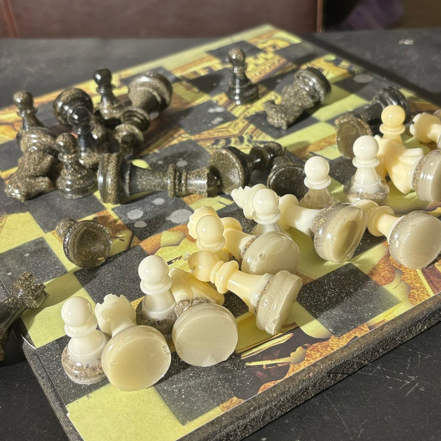 Vintage History - Scrapbook Chess Set