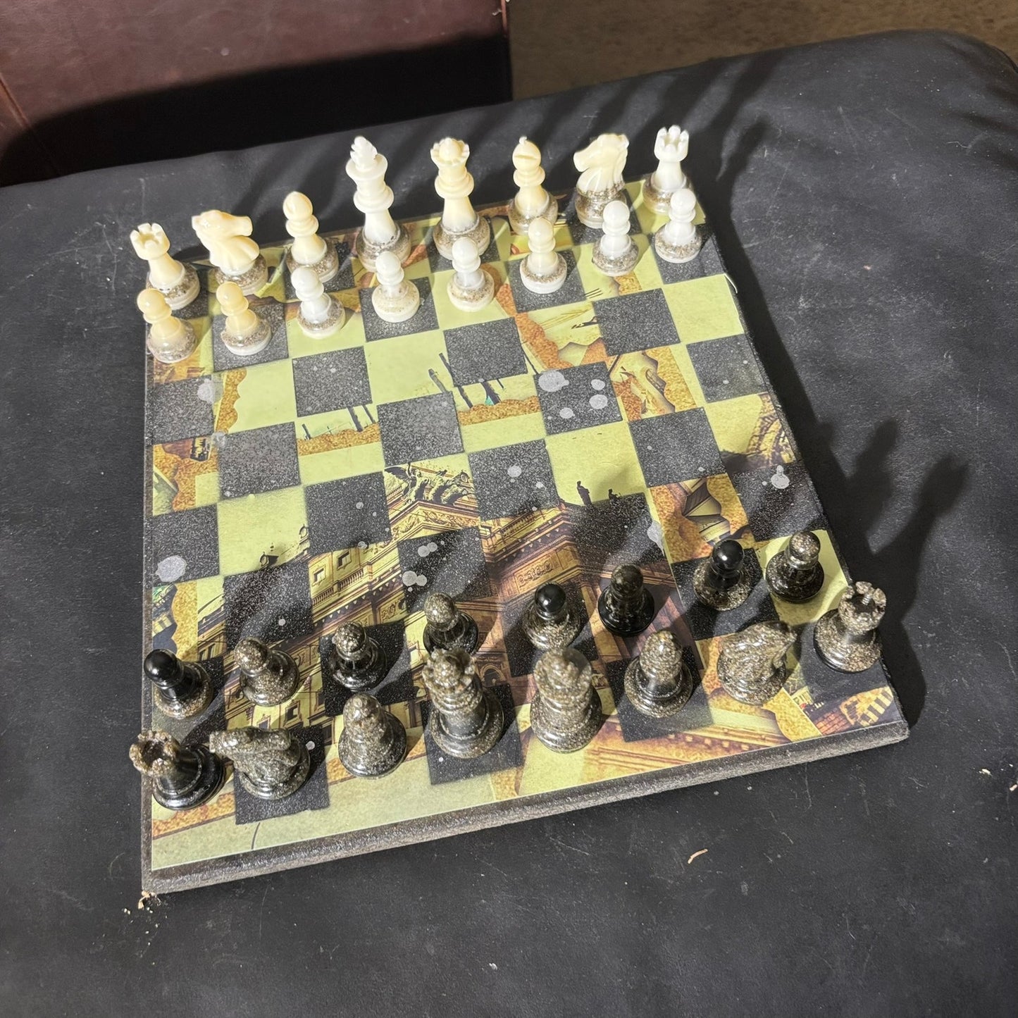 Vintage History - Scrapbook Chess Set