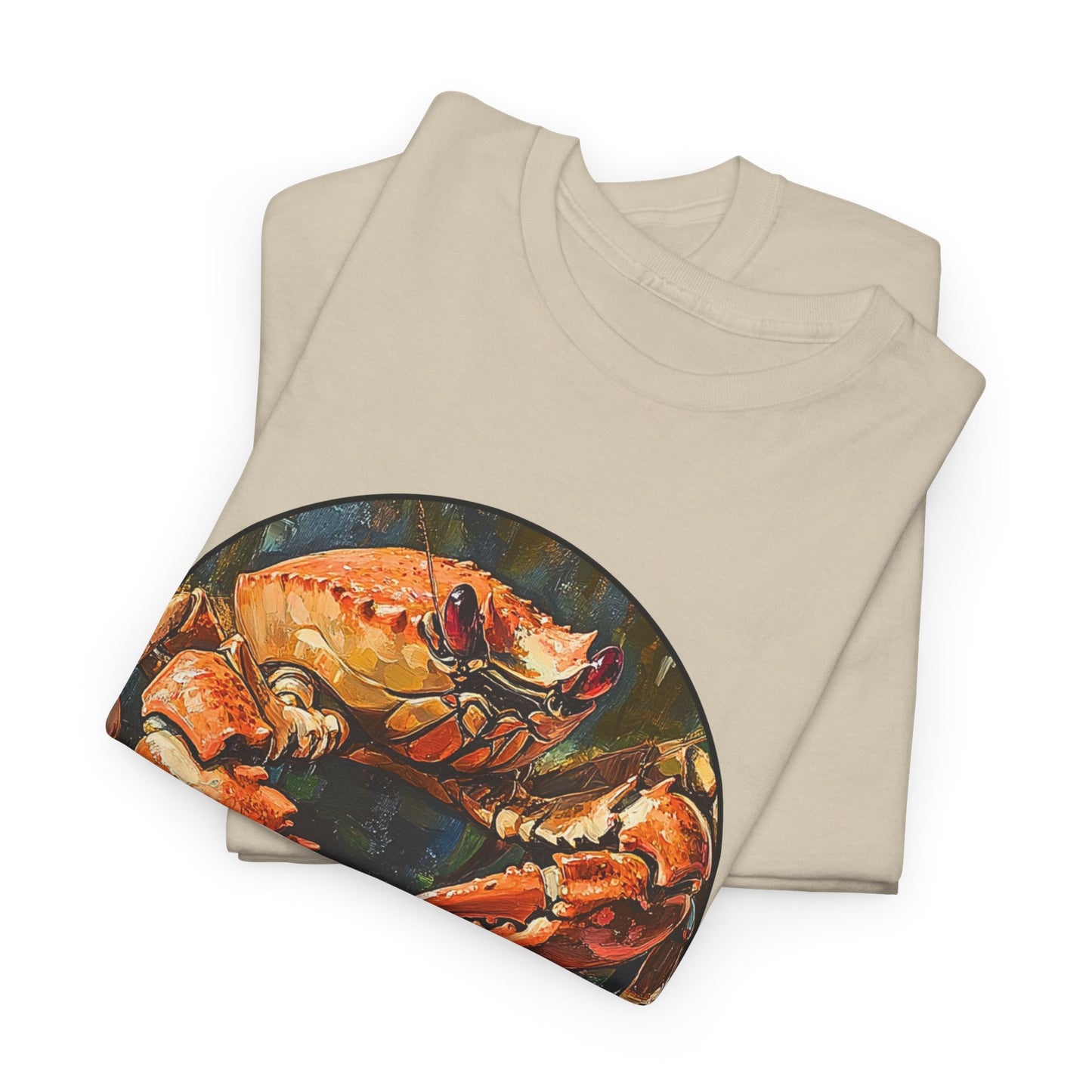 The Crab Stab - Cream Tan Chess T Shirt