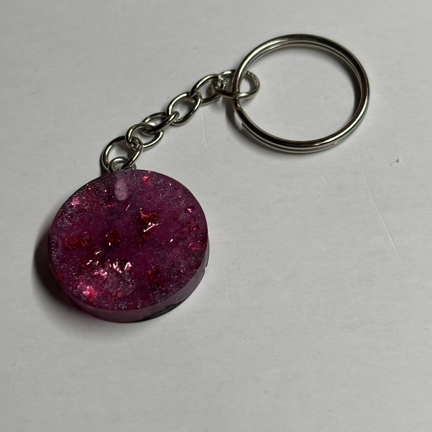 Rose Pink Pawn - Handmade Resin Keychain - Flat Edition
