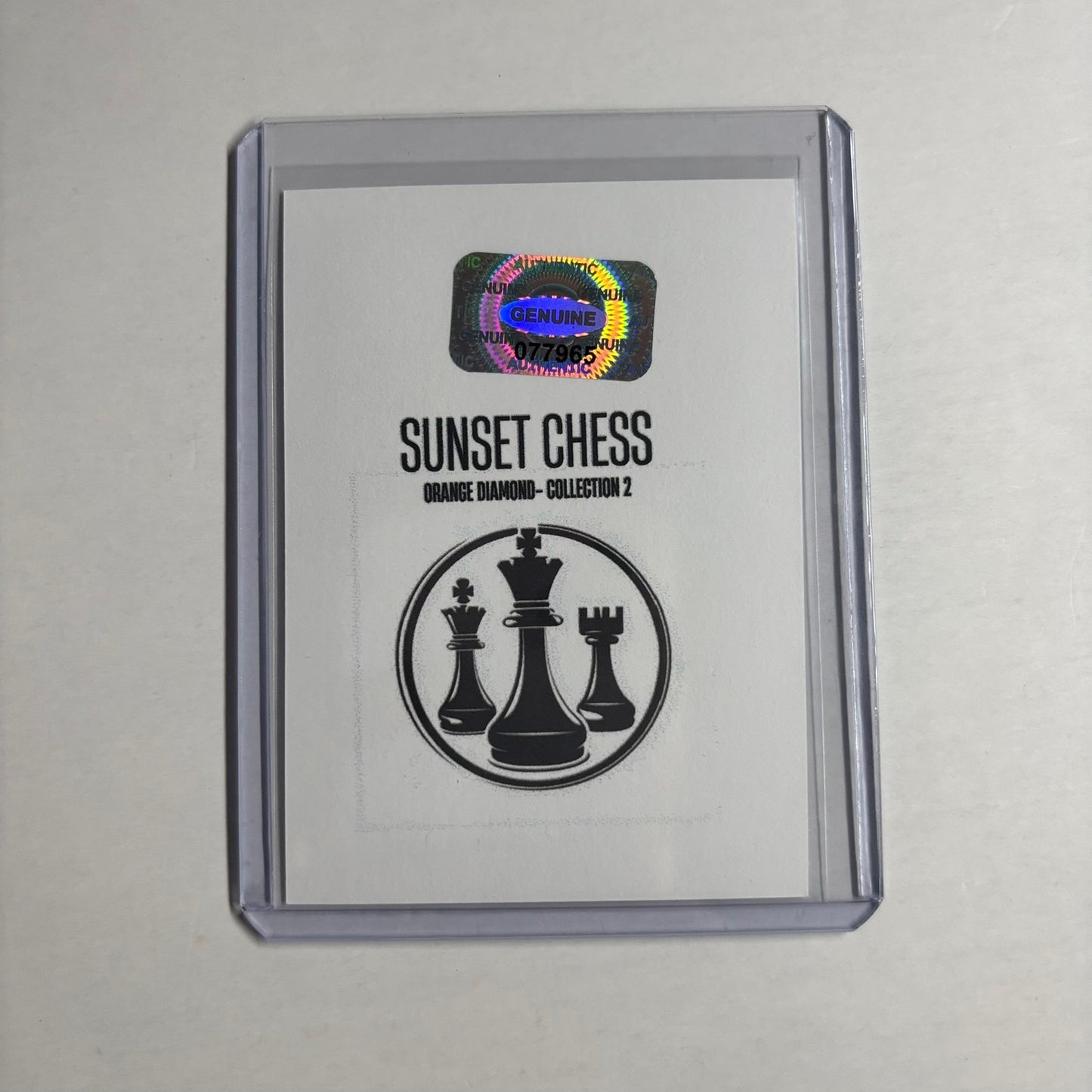 Orange Diamond Collection 2 - Trading Card