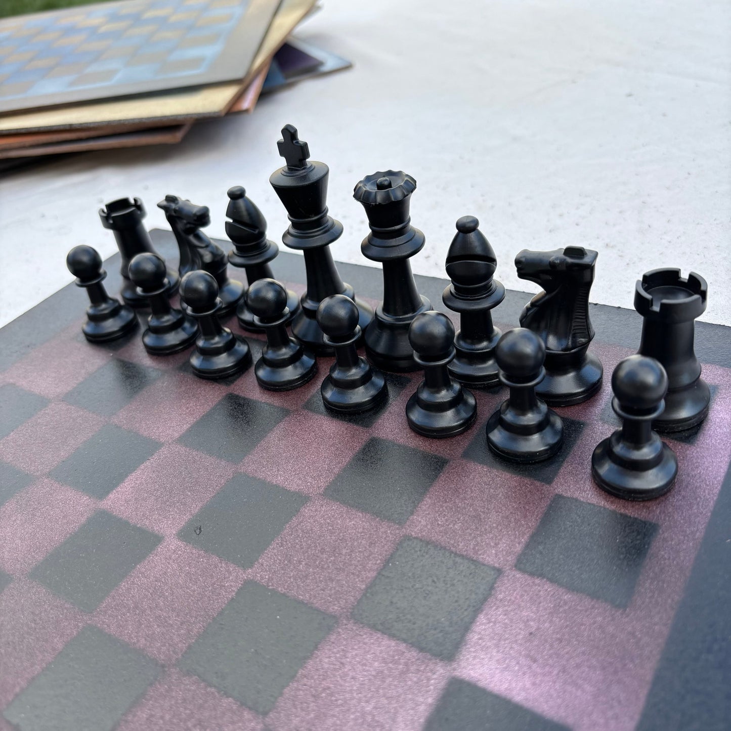 Vampire Darkness - Painted Chess Set