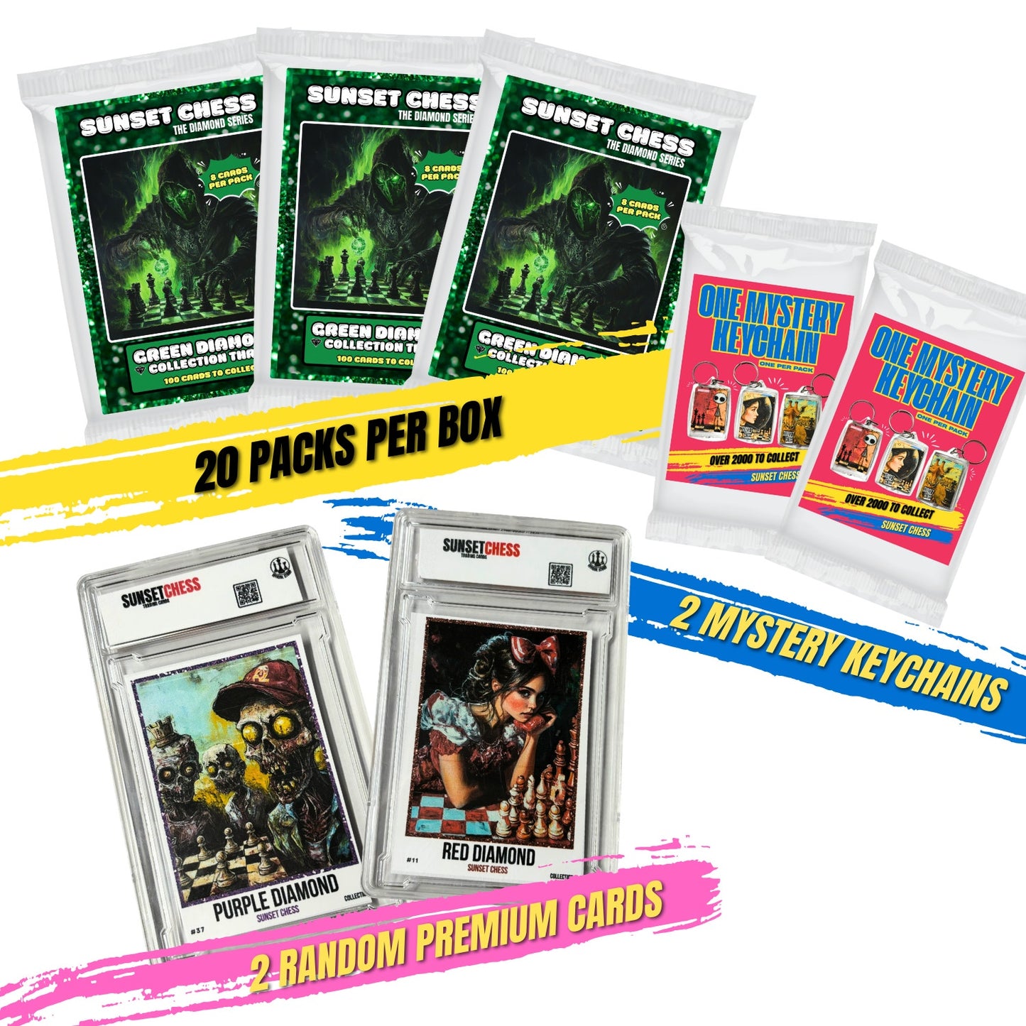 Green Diamond Part 3 - Jumbo Box Pack - Chess Trading Cards