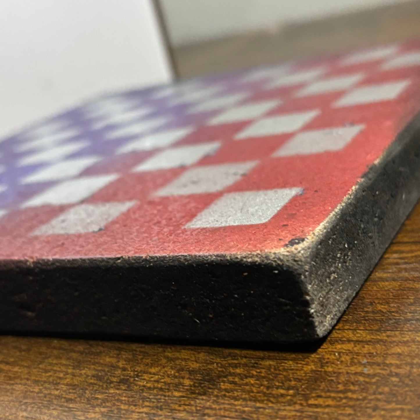 Red & Purple Chrome - Painted Double Sided Chess Board