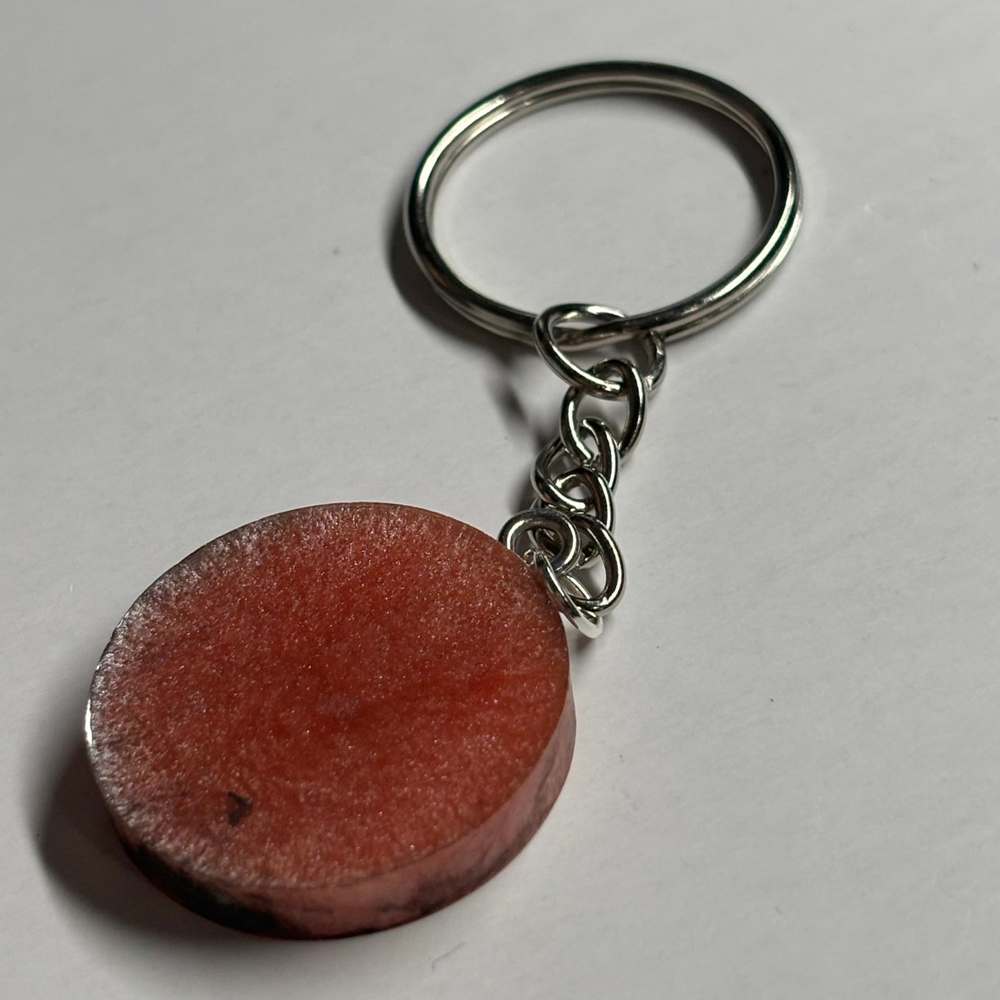 Dark Peach Pawn - Handmade Resin Keychain