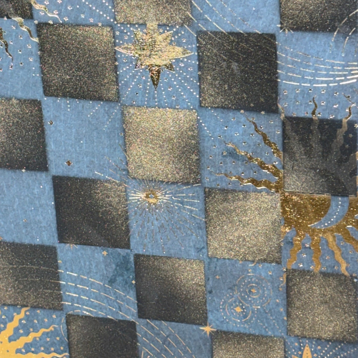 Sunset Vintage Blue - Scrapbook Chess Board