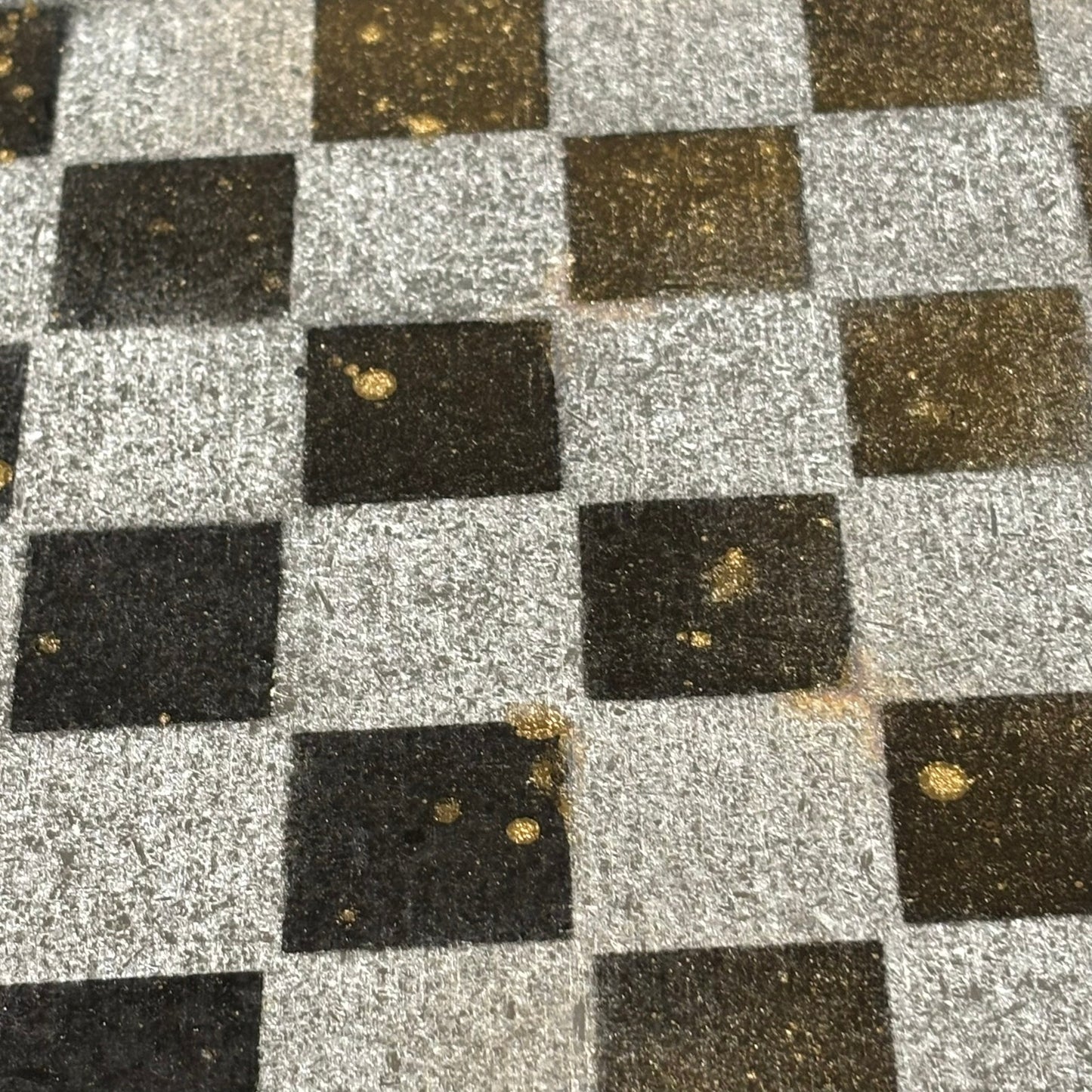 Silver Chrome Gold - Painted Chess Set