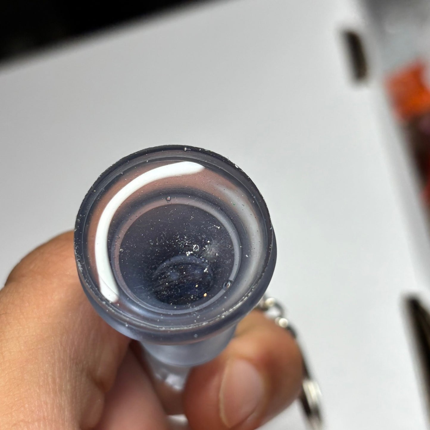 Translucent Blue Queen - Handmade Resin Keychain