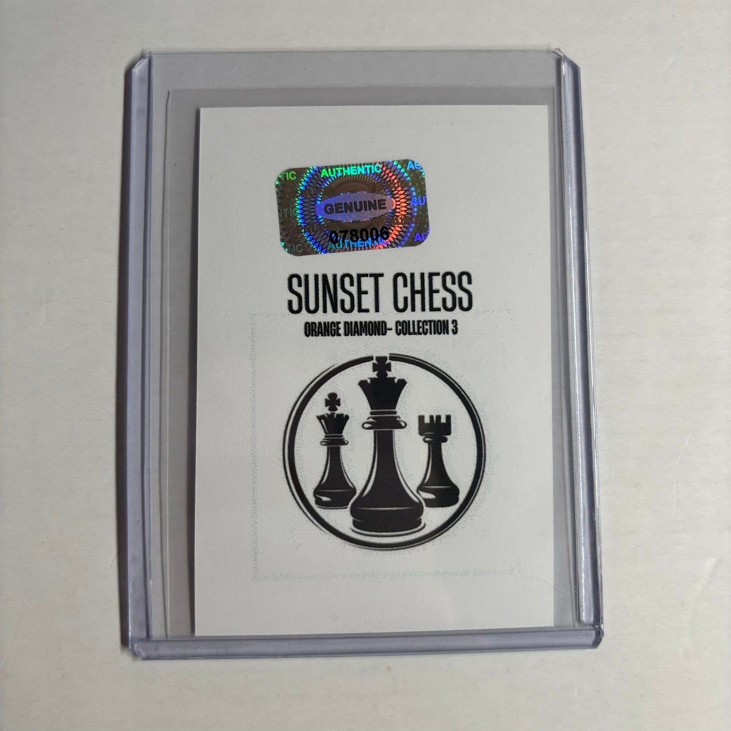 Orange Diamond Collection 3 - Trading Card
