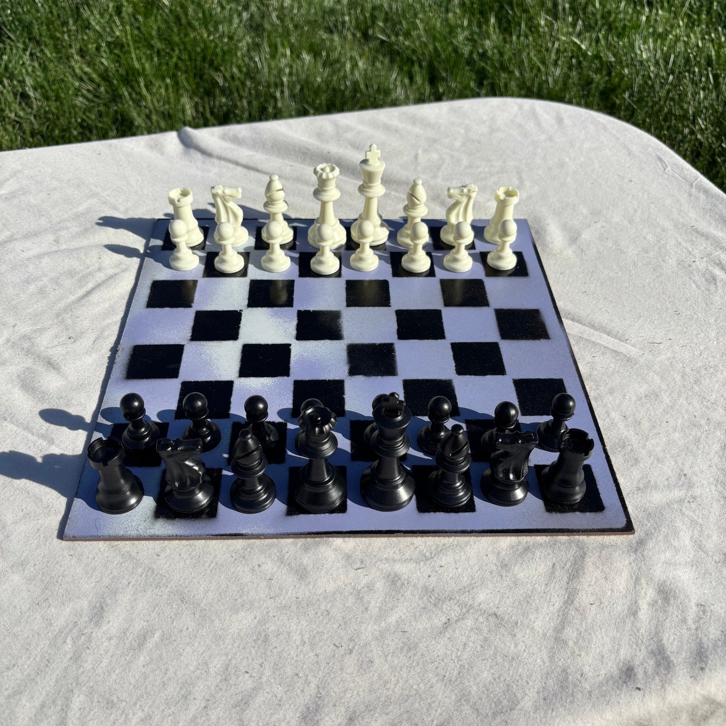 Mystic Purple - Painted Chess Set
