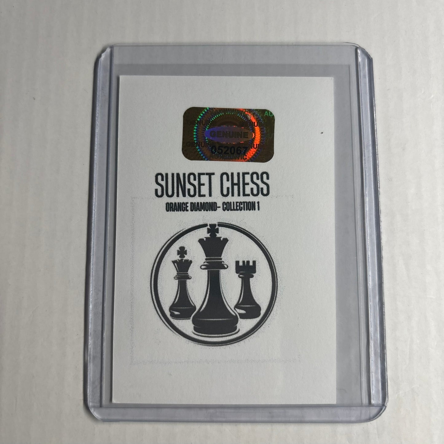 Orange Diamond Collection 1 - Trading Card