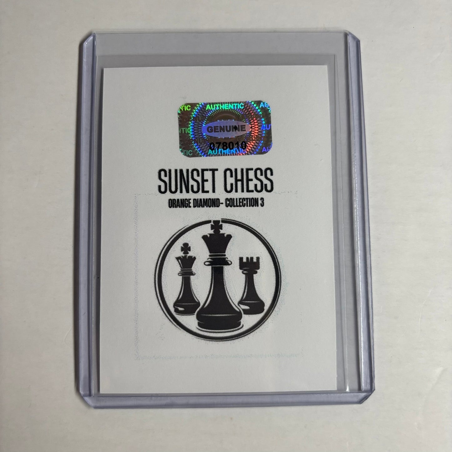 Orange Diamond Collection 3 - Trading Card