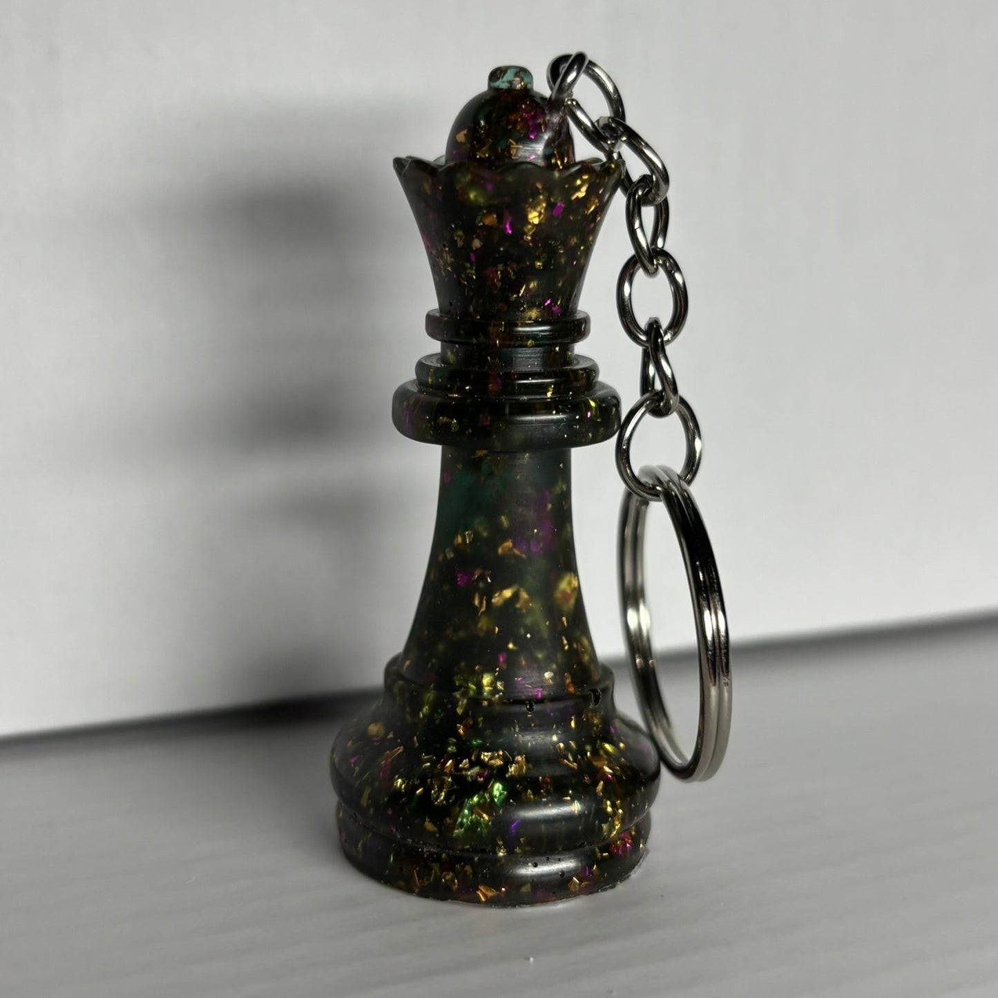 Queen Royal Handmade Resin Keychain - One of a Kind Design