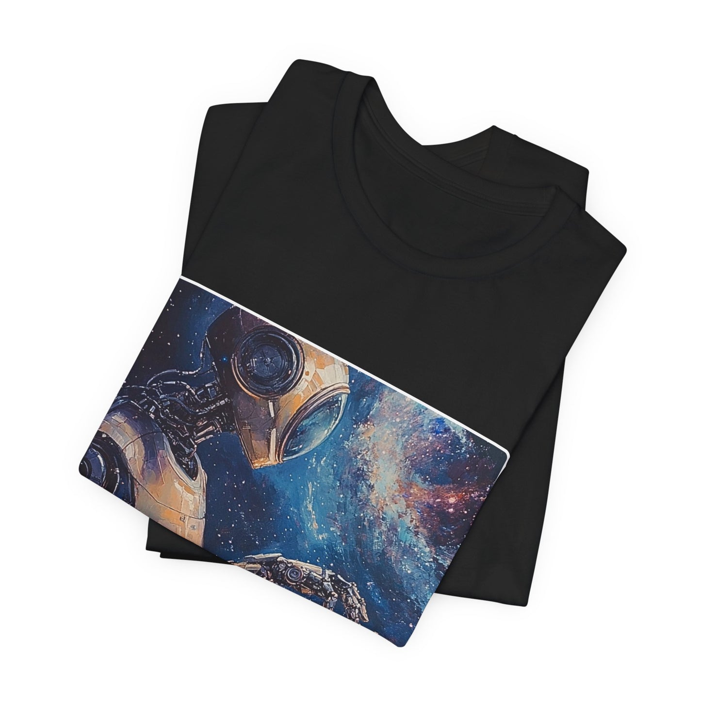 Robot Galaxy - Black Chess T Shirt