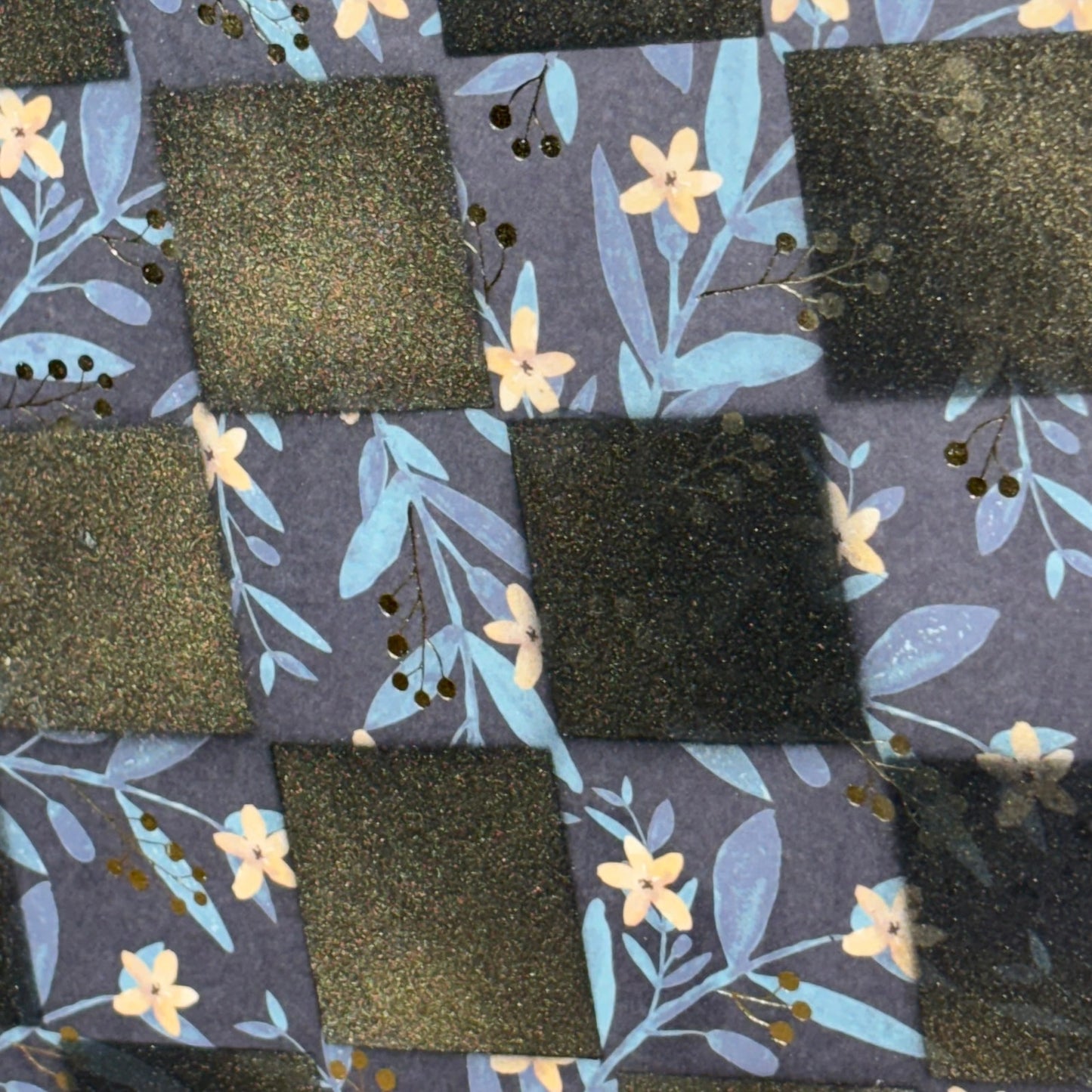 Simple Blue Vintage - Scrapbook Chess Board