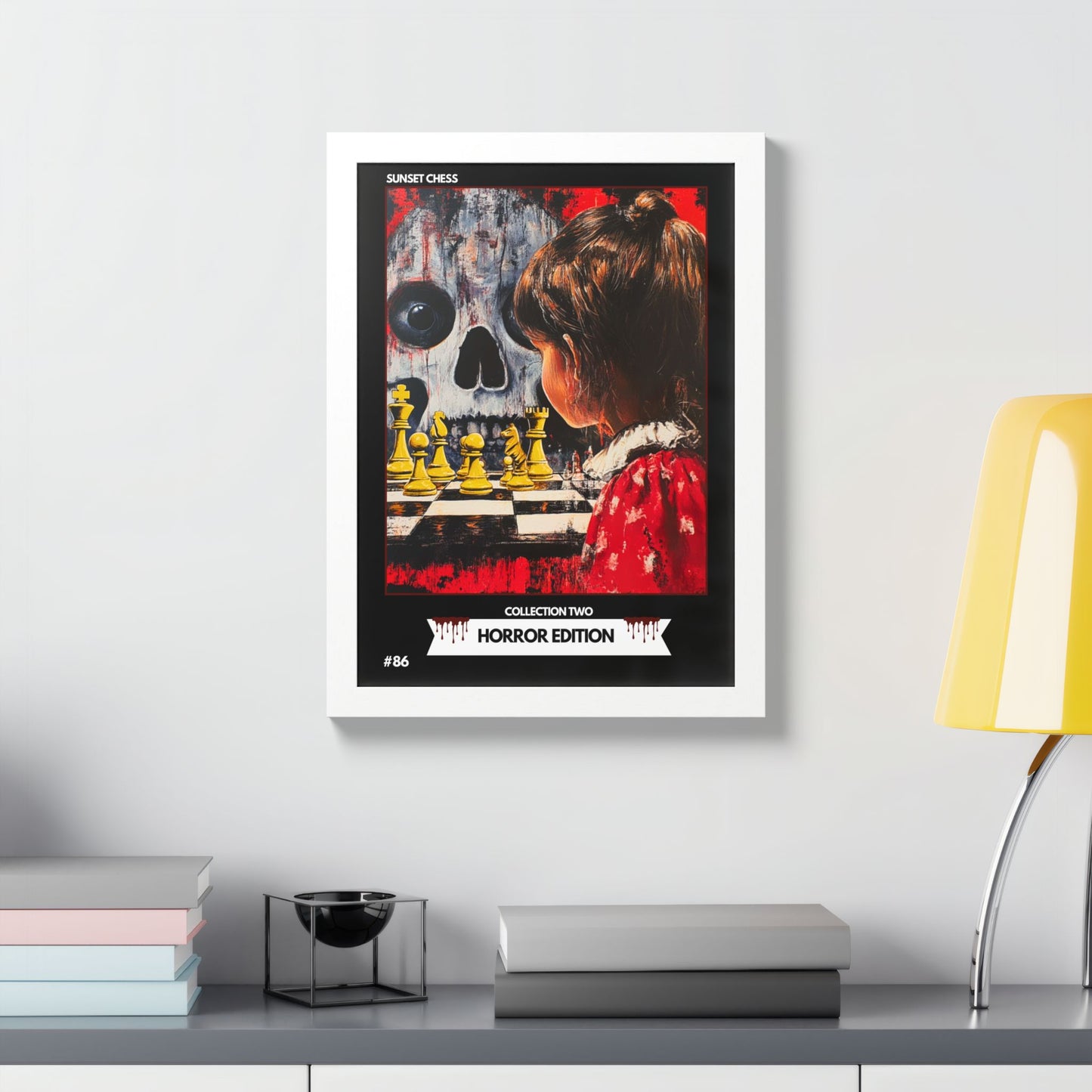 Horror Edition - Collection 2 Card #86 - Sunset Card Poster Framed 12"x16"