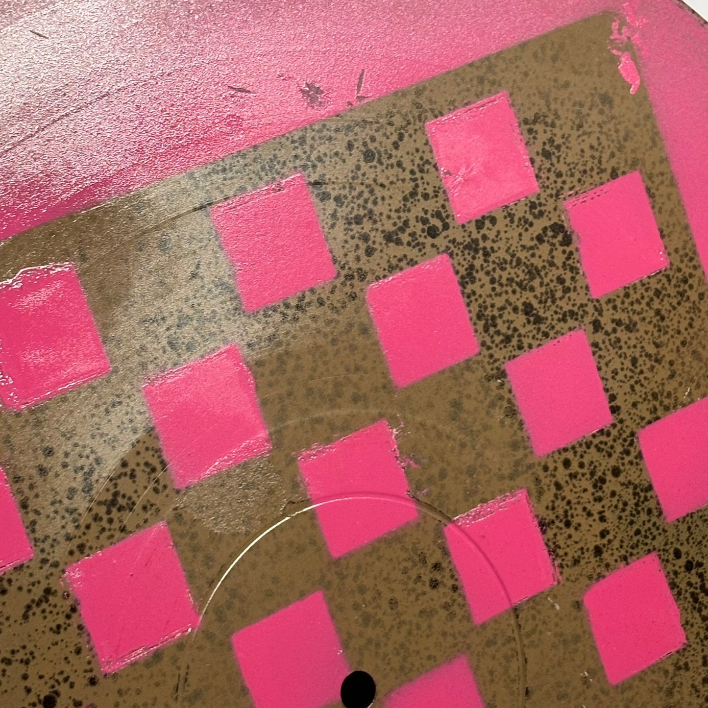 Spotted Pink - Vinyl Chess Board