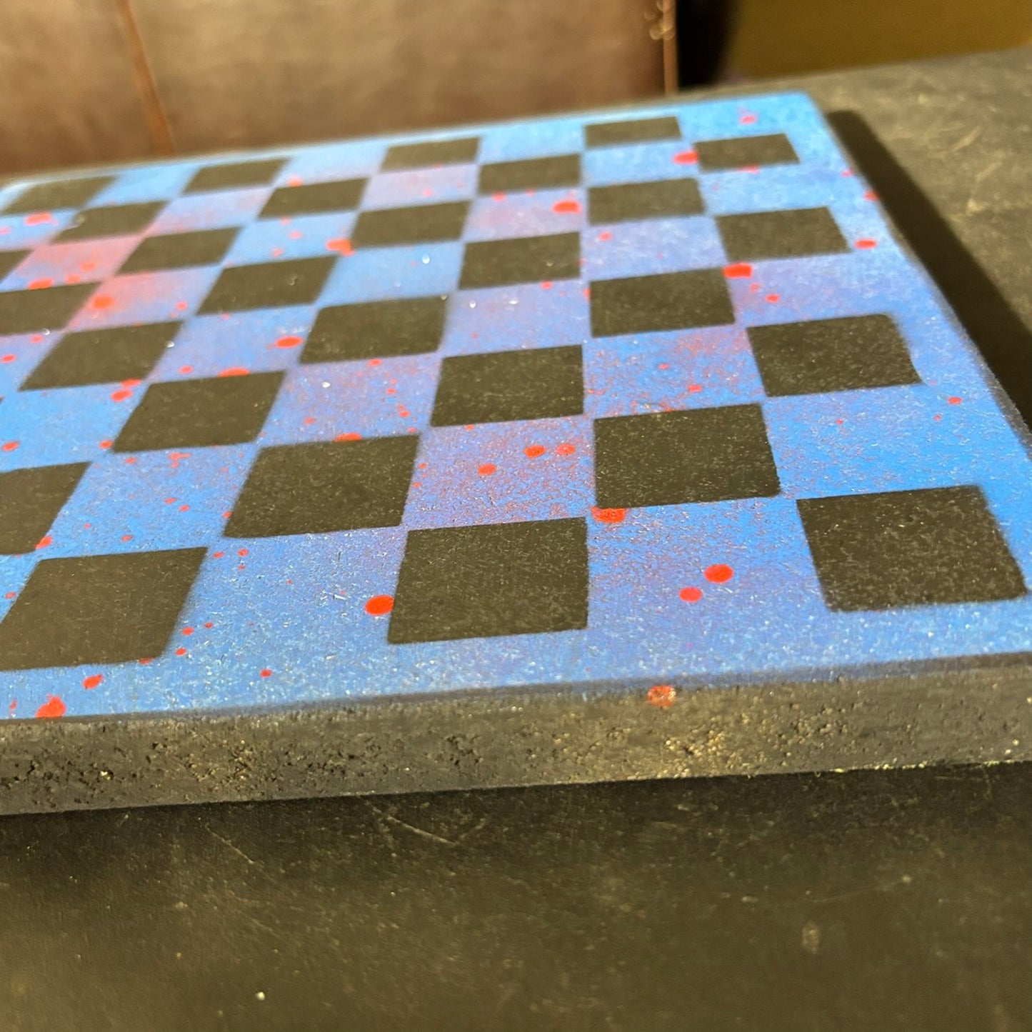 Space Blue - Painted Chess Set