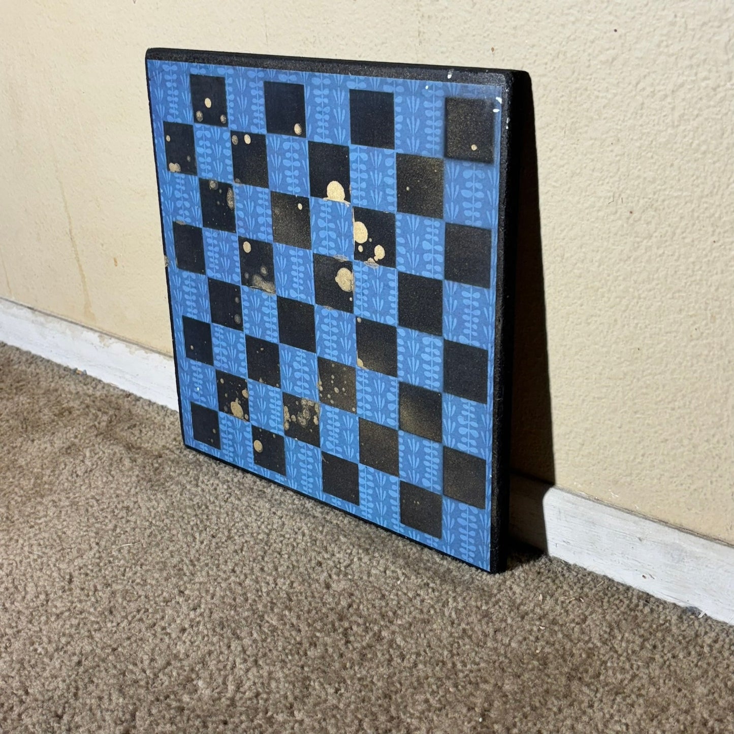 Blue Desire - Scrapbook Chess Board