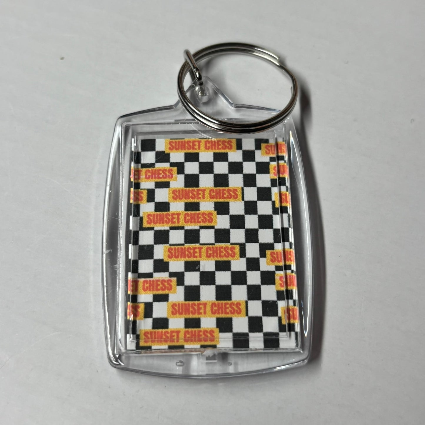 Simplicity - Chess Photo Keychain