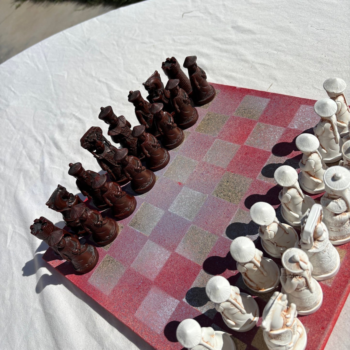 Violet Gold - Chinese Edition Chess Set