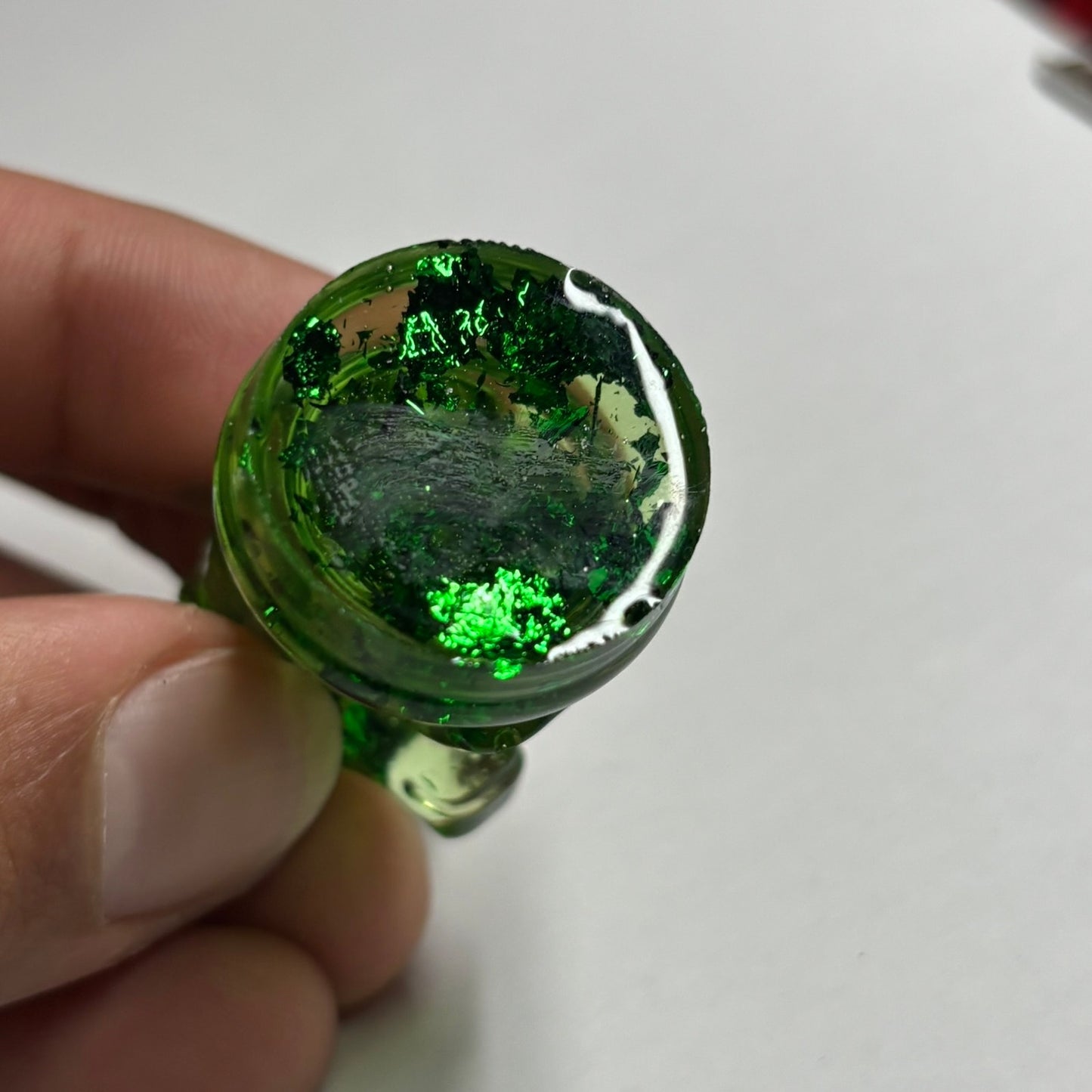 Emerald Green Knight - Handmade Resin Keychain