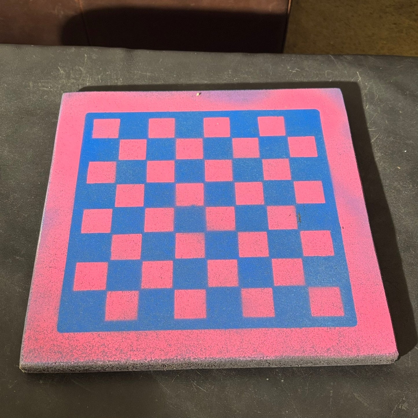 Classic Pink & Blue - Painted Chess Set
