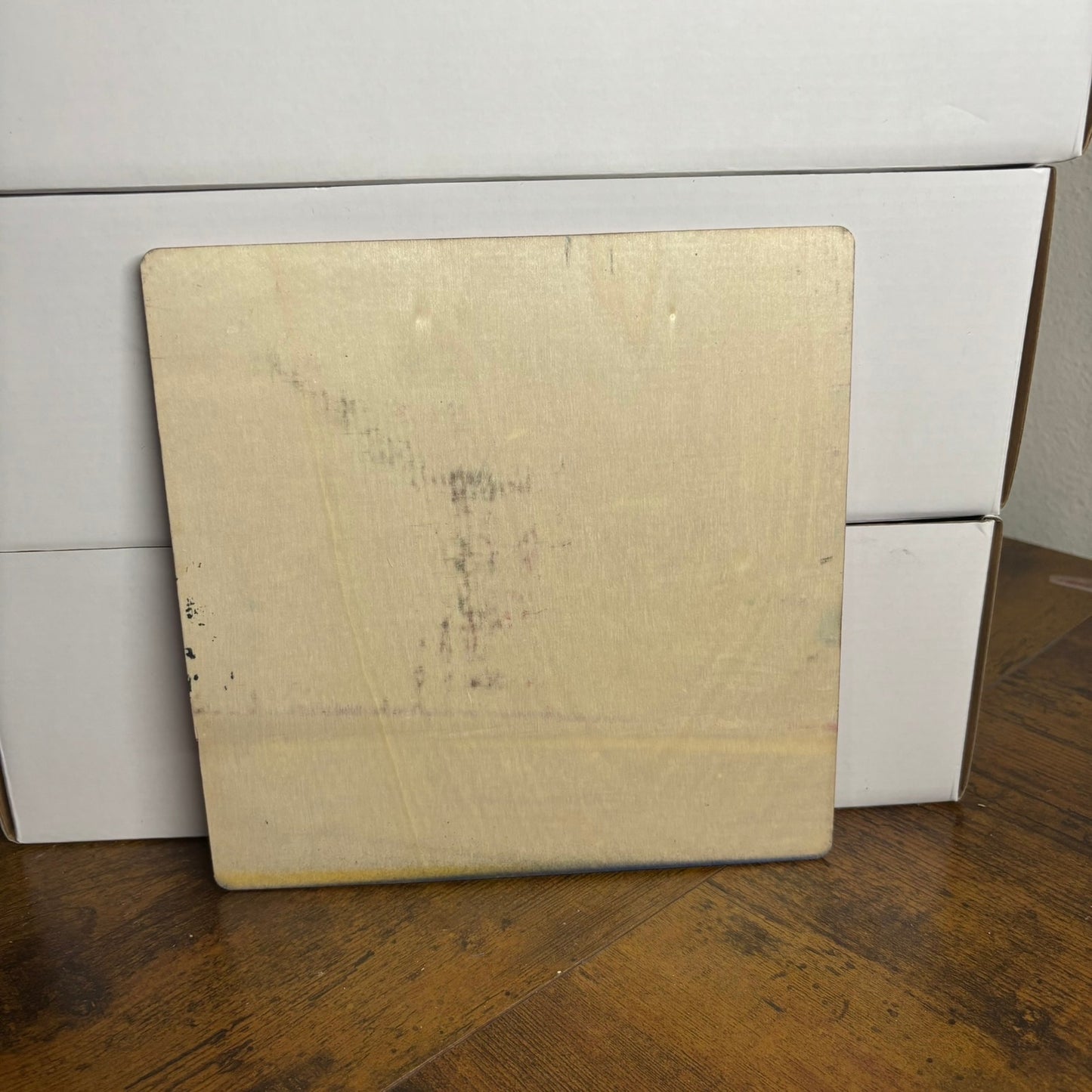 Light Pink & White - Painted Thin Wooden Chess Board
